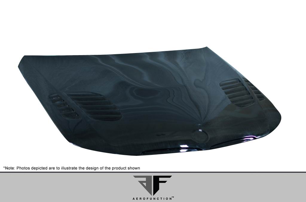 2006-2008 BMW 3 Series E90 4DR Carbon AF-1 Hood ( CFP ) - 1 Piece